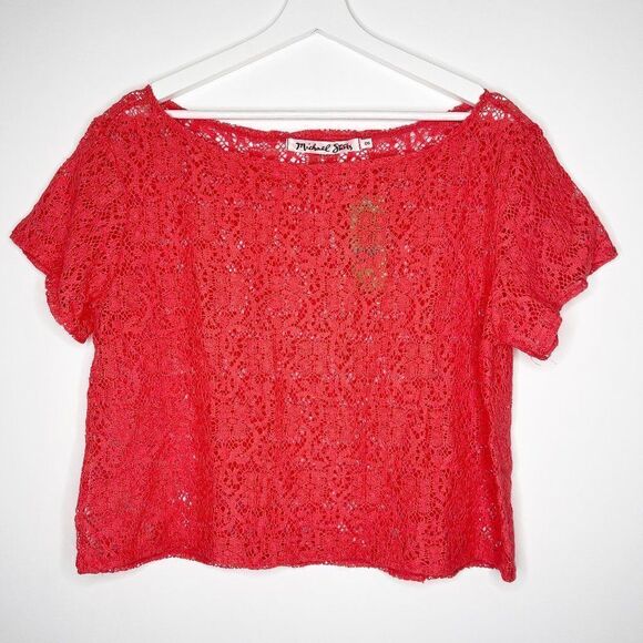 MICHAEL STARS Lace Crop Top - Picture 1 of 10
